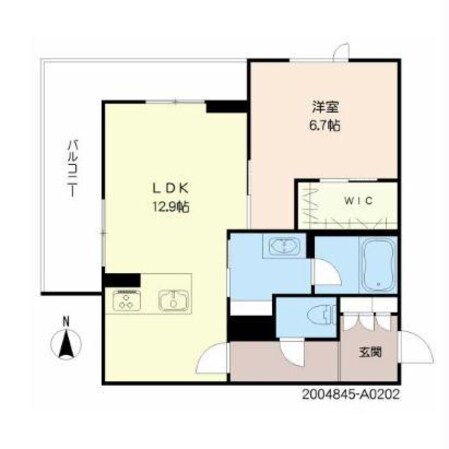 錦ヶ丘住宅前 徒歩5分 2階の物件間取画像